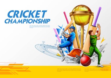 Batsman oyuncusu oynayan Kriket Şampiyonası spor 2019