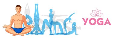 International Yoga Day on 21st June clipart
