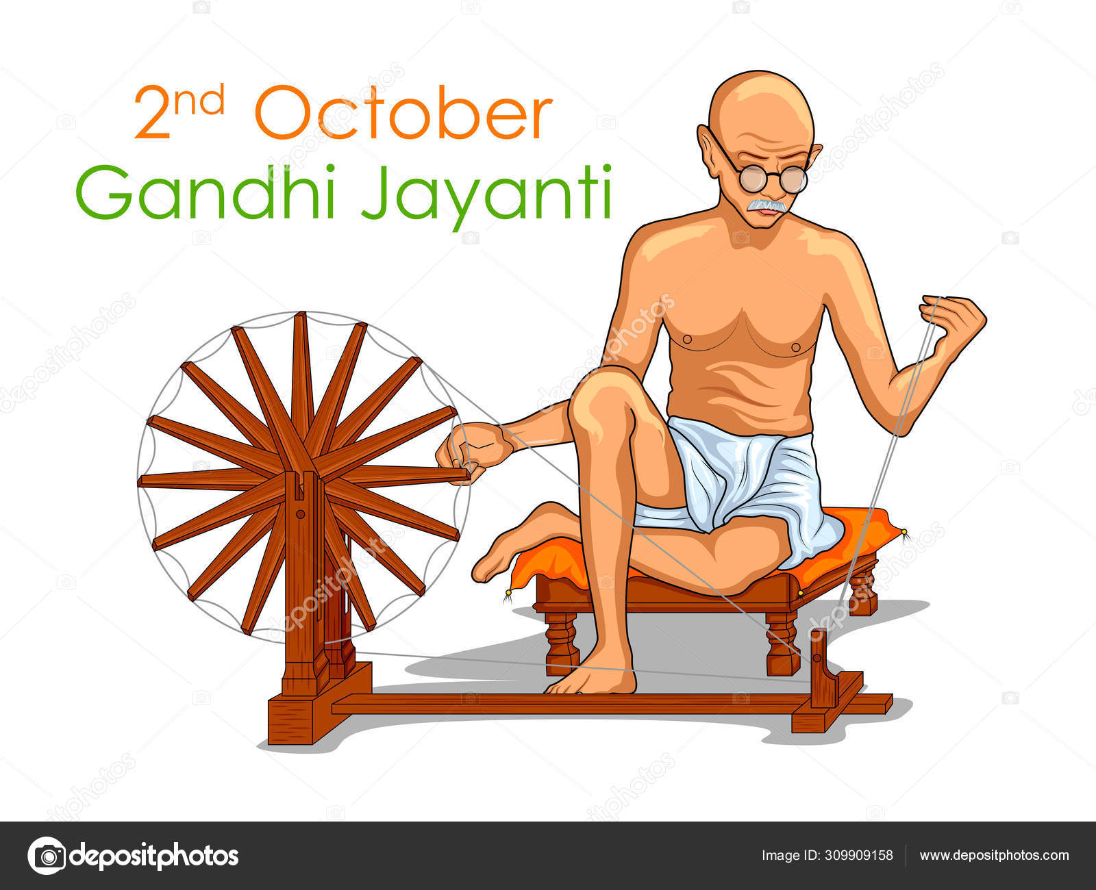 Update 80+ mahatma gandhi charkha sketch in.eteachers