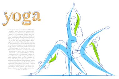 21 Haziran 'da Uluslararası Yoga Günü için Asana' ya giden kadın