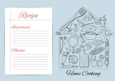 ev yemeği için mutfak gereçleri olan sağlıklı, taze meyve ve sebze.