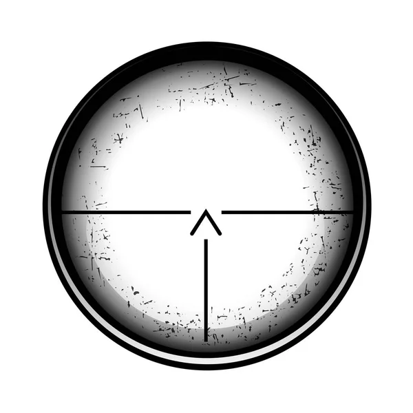 白い背景のベクトル図に照準 — ストックベクタ