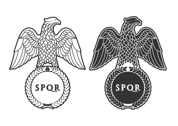 Logo Des Römischen Adlers — Stockvektor