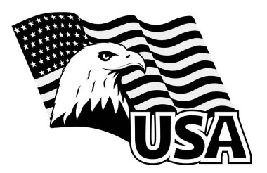 Kel kartal sembolü Kuzey Amerika.