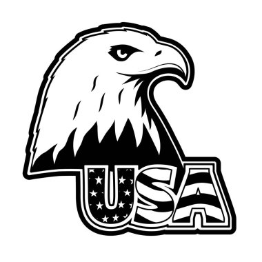 Kel kartal sembolü Kuzey Amerika.