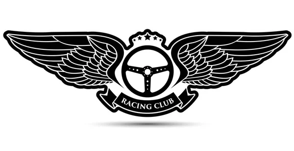 赛车俱乐部的标志 向量例证 — 图库矢量图片