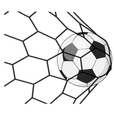 Bir tablo içinde futbol topu.