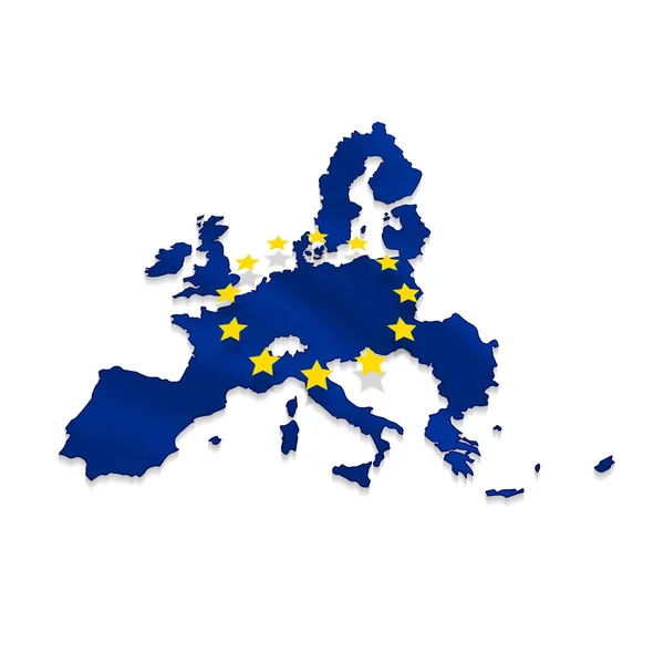 Map European Union — Stock Vector