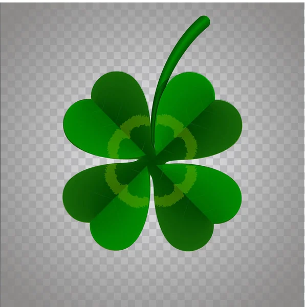 Image Presented Leaf Clover Symbol Ireland Vector Illustration — Stock Vector