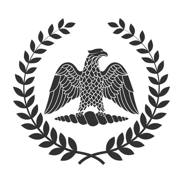 Logo Del Águila Romana — Vector de stock