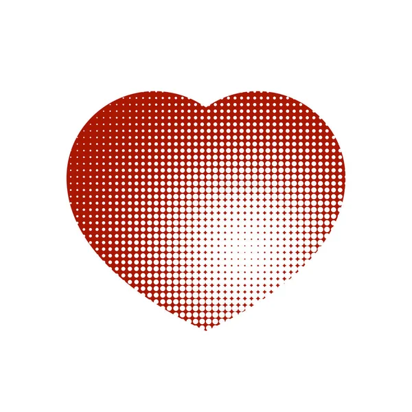 Heart Points Style Grunge — Stock Vector