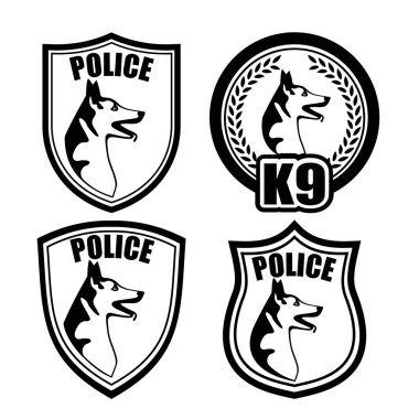 Polis Departmanı Guard köpekler Chevron