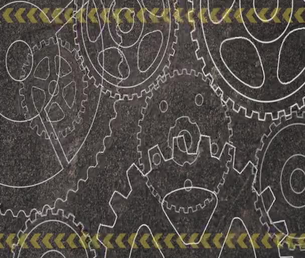 Rotating gears — Stock Video © matc 50133607