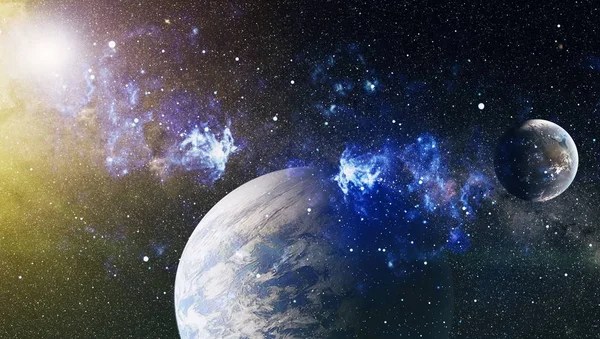 Planeta Elementos Esta Imagen Amueblado Por Nasa — Foto de Stock