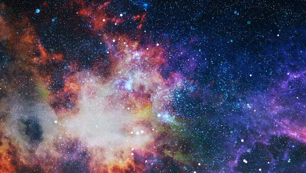 Uzaydaki gezegenler, yıldızlar ve galaksiler uzay keşiflerinin güzelliğini gösteriyor. NASA tarafından döşenmiş elementler