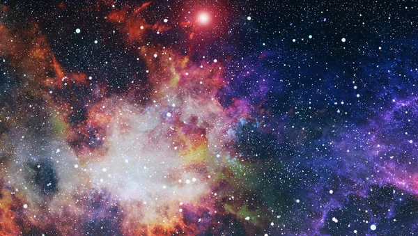 Uzaydaki gezegenler, yıldızlar ve galaksiler uzay keşiflerinin güzelliğini gösteriyor. NASA tarafından döşenmiş elementler