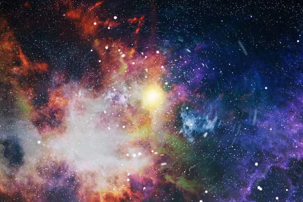 Uzaydaki gezegenler, yıldızlar ve galaksiler uzay keşiflerinin güzelliğini gösteriyor. NASA tarafından döşenmiş elementler