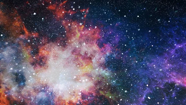 Uzaydaki gezegenler, yıldızlar ve galaksiler uzay keşiflerinin güzelliğini gösteriyor. NASA tarafından döşenmiş elementler