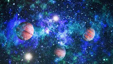 Galaksi - NASA tarafından desteklenen bu resmin elementleri