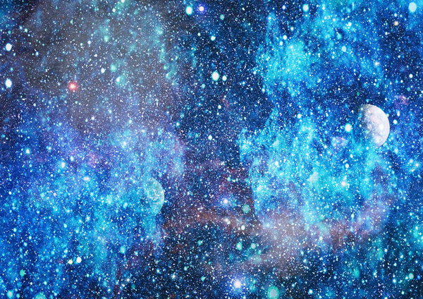 Star field in deep space many light years far from the Earth. Elements of this image furnished by NASA
