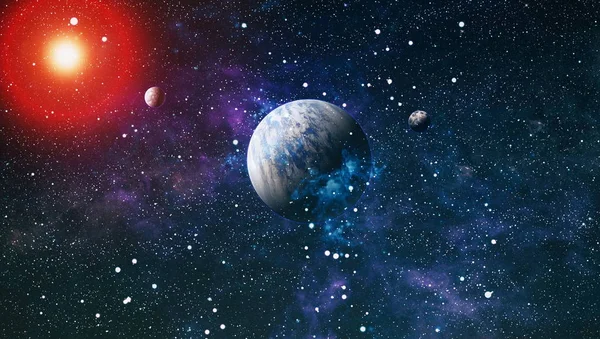 Galaxy Elementen Van Dit Beeld Gemeubileerd Door Nasa — Stockfoto
