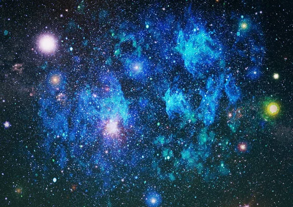 Vackra Nebulosa Stjärnor Och Galaxer Delar Denna Bild Från Nasa — Stockfoto