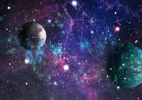 Planeten Sterren Sterrenstelsels Ruimte Die Schoonheid Van Ruimteverkenning Laten Zien — Stockfoto