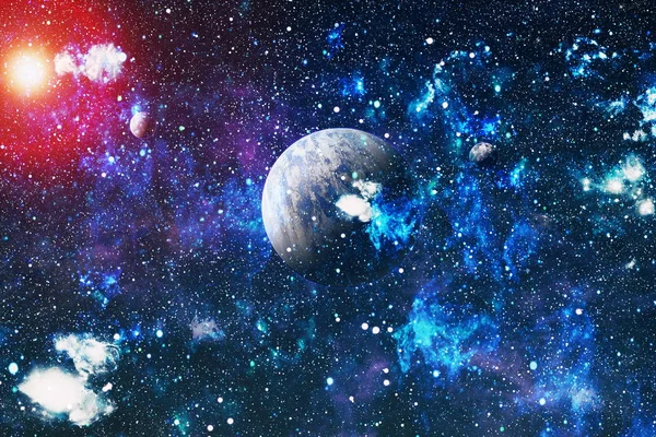 Evrendeki sonsuz uzay alanının küçük bir parçası. 