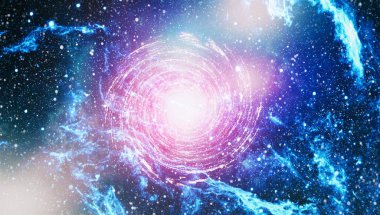 Uzaydaki gezegenler, yıldızlar ve galaksiler uzay keşiflerinin güzelliğini gösteriyor. NASA tarafından döşenmiş elementler
