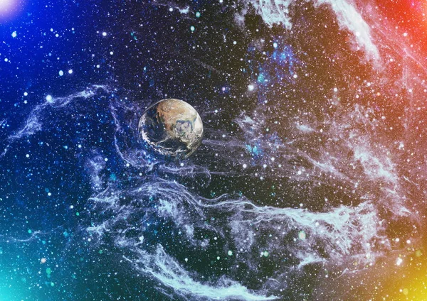 Uno Spazio Profondo Colorato Concetto Universo Sfondo Elementi Questa Immagine — Foto Stock