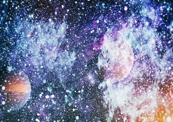Värikäs Ulkoavaruus Universumin Konsepti Tausta Elementit Tämän Kuvan Kalustettu Nasa — kuvapankkivalokuva