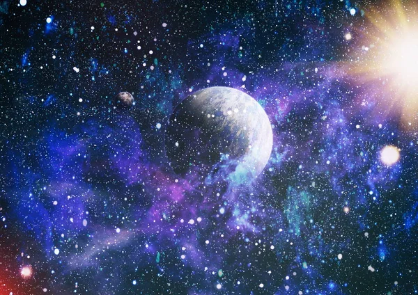 Красочный Глубокий Космос Концепция Вселенной Элементы Этого Изображения Предоставлены Наса — стоковое фото