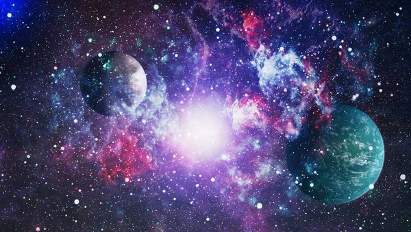 Espaço Profundo Colorido Concepção Universo Elementos Desta Imagem Fornecidos Pela — Fotografia de Stock