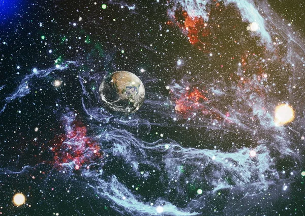 Uno Spazio Profondo Colorato Concetto Universo Sfondo Elementi Questa Immagine — Foto Stock