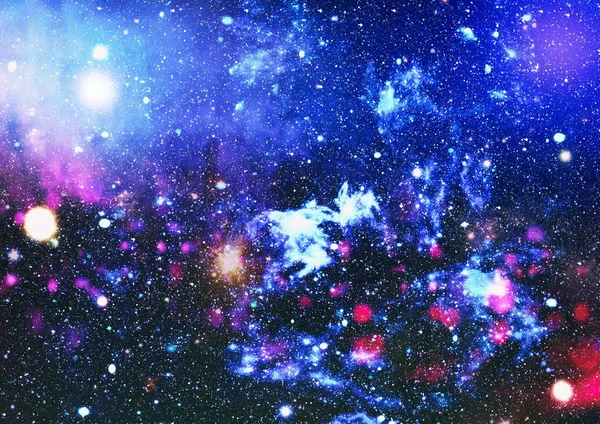 Étoiles Une Planète Une Galaxie Dans Espace Libre Eléments Cette — Photo