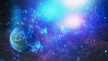 alan birçok ışık yılı uzakta dünya. Nasa tarafından döşenmiş bu görüntü unsurları