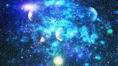 alan birçok ışık yılı uzakta dünya. Nasa tarafından döşenmiş bu görüntü unsurları