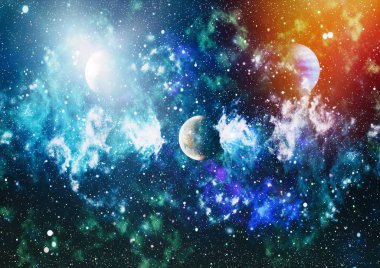 alan birçok ışık yılı uzakta dünya. Nasa tarafından döşenmiş bu görüntü unsurları