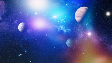 alan birçok ışık yılı uzakta dünya. Nasa tarafından döşenmiş bu görüntü unsurları