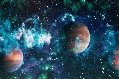 alan birçok ışık yılı uzakta dünya. Nasa tarafından döşenmiş bu görüntü unsurları