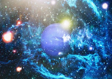 alan birçok ışık yılı uzakta dünya. Nasa tarafından döşenmiş bu görüntü unsurları