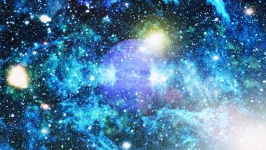 alan birçok ışık yılı uzakta dünya. Nasa tarafından döşenmiş bu görüntü unsurları