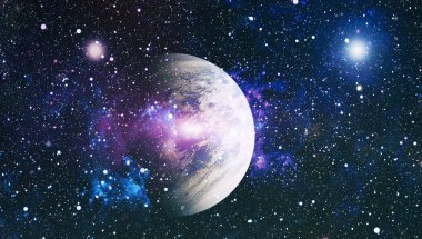 alan birçok ışık yılı uzakta dünya. Nasa tarafından döşenmiş bu görüntü unsurları