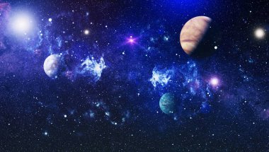 alan birçok ışık yılı uzakta dünya. Nasa tarafından döşenmiş bu görüntü unsurları