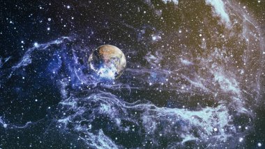 alan birçok ışık yılı uzakta dünya. Nasa tarafından döşenmiş bu görüntü unsurları