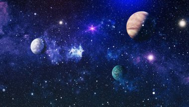 alan birçok ışık yılı uzakta dünya. Nasa tarafından döşenmiş bu görüntü unsurları