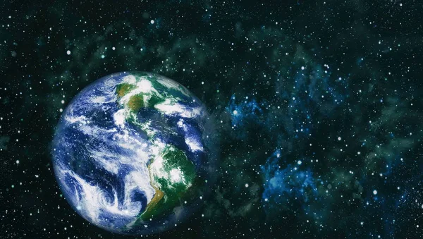 Dünya uzaydan kolaj. Soyut duvar kağıdı. Bizim evimiz. Nasa tarafından döşenmiş bu görüntü unsurları