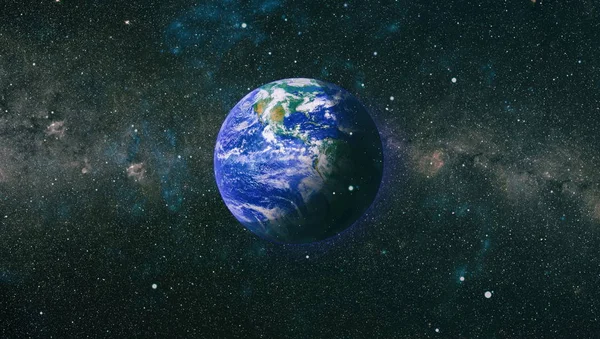 Dünya uzaydan kolaj. Soyut duvar kağıdı. Bizim evimiz. Nasa tarafından döşenmiş bu görüntü unsurları