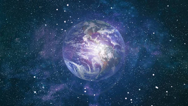 Dünya uzaydan kolaj. Soyut duvar kağıdı. Bizim evimiz. Nasa tarafından döşenmiş bu görüntü unsurları