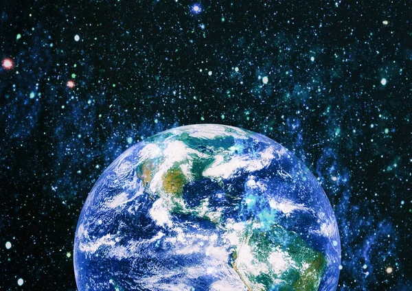 Planeta Terra Hemisfério Leste Esta Imagem Elementos Fornecidos Pela Nasa — Fotografia de Stock